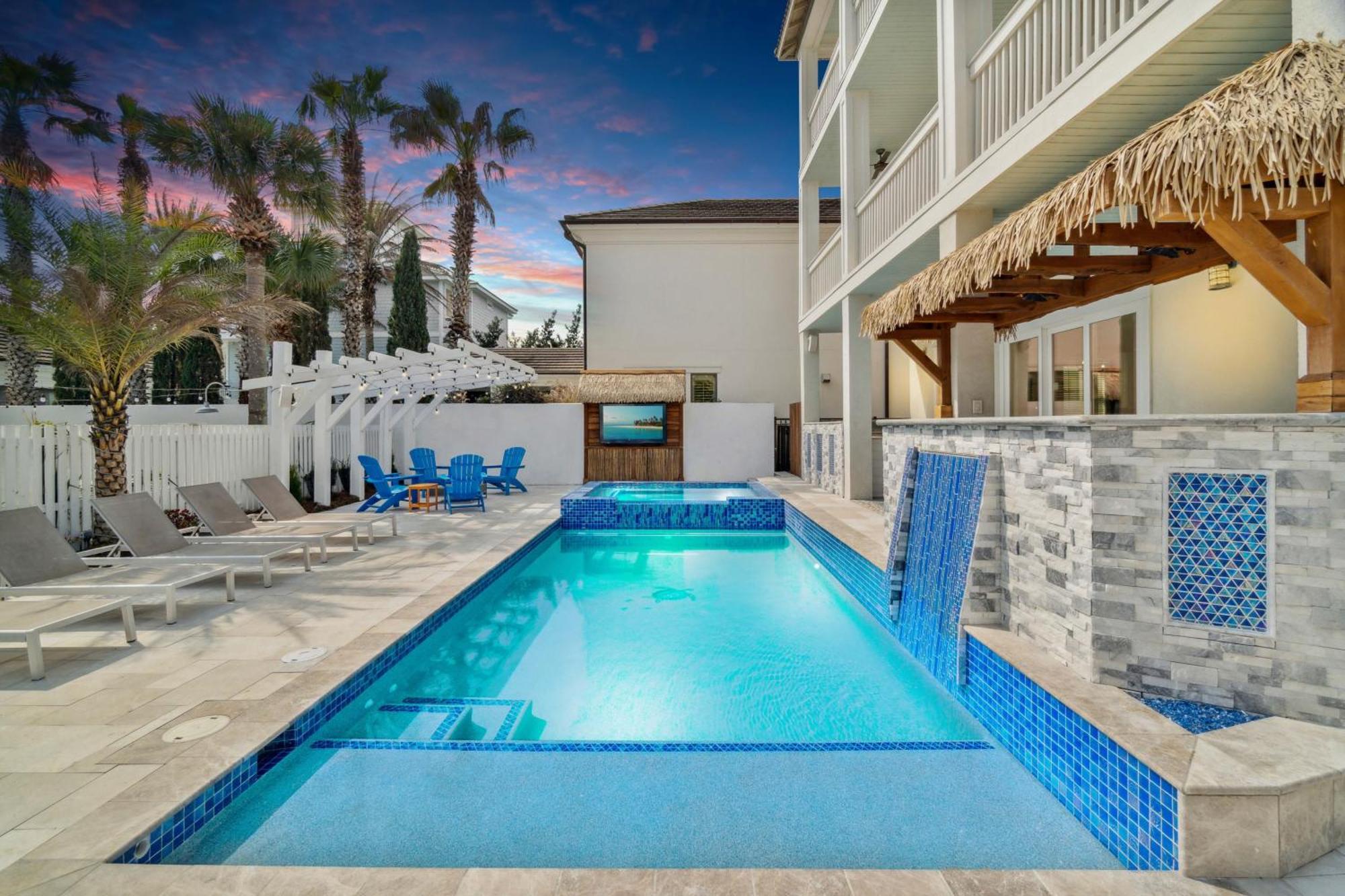 Vast Cay Castle With Private Beach And Game Room دستين المظهر الخارجي الصورة
